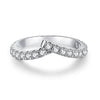 Wholesale Women's Asymmetric Cross Stacked Ring 925 Sterling Silver Geometric Electroplated