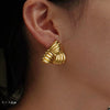 Wholesale Women's Autumn And Winter Earrings Geometric Stainless Steel Electroplated Triangle Earrings