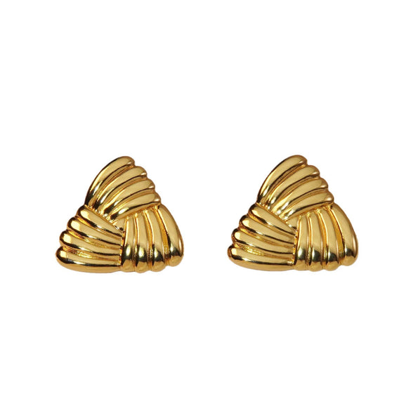 Wholesale Women's Autumn And Winter Earrings Geometric Stainless Steel Electroplated Triangle Earrings