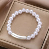 Wholesale Women's Baroque Handmade Imitation Pearl Round Bracelet