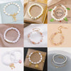 Wholesale Women's Baroque Handmade Imitation Pearl Round Bracelet