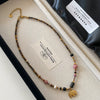 Wholesale Women's Beaded Elephant Zodiac Niche High End Autumn And Winter Clavicle Chain Handmade With Alloy Pendant