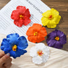 Wholesale Women's Bohemian Style Cloth Handmade Phalaenopsis Flower Duckbill Clip Hair Accessories