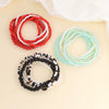 Wholesale Women's Bohemian Style Rice Bead Bracelet Set With Heart Pattern