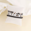 Wholesale Women's Bohemian Style Rice Bead Bracelet Set With Heart Pattern