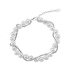 Wholesale Women's Bohemian Style 925 Sterling Silver Geometric Beads Clavicle Chain Necklace With Electroplating