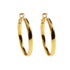 Wholesale Women's Brass 925 Silver Needle Geometric Exaggerated Electroplated Ring Earrings