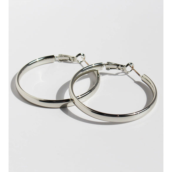 Wholesale Women's Brass 925 Silver Needle Geometric Exaggerated Electroplated Ring Earrings