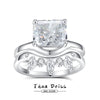 Wholesale Women's Bridal Ring 925 Silver Ushaped Geometric Electroplated