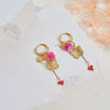 Wholesale Women's Butterfly Jewelry Set Stainless Steel 18K Gold Electroplated With Heart Drop Bell Patterns