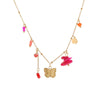 Wholesale Women's Butterfly Jewelry Set Stainless Steel 18K Gold Electroplated With Heart Drop Bell Patterns