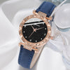 Wholesale Women's Casual Alloy Imitation Leather Belt Quartz Watch With Round Dial