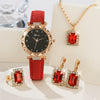 Wholesale Women's Casual Alloy Imitation Leather Belt Quartz Watch With Round Dial