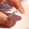 Wholesale Women's Casual Copper Geometric Inlaid Zircon Ring