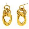 Wholesale Women's Casual Geometric Stainless Steel 18K Gold Plated Earrings