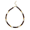 Wholesale Women's Casual Handmade Stainless Steel And Resin Leopard Print Beaded Clavicle Chain