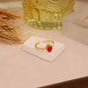 Wholesale Women's Casual Heartshaped Real Gold Plated Environmentally Friendly Copper Ring Jewelry