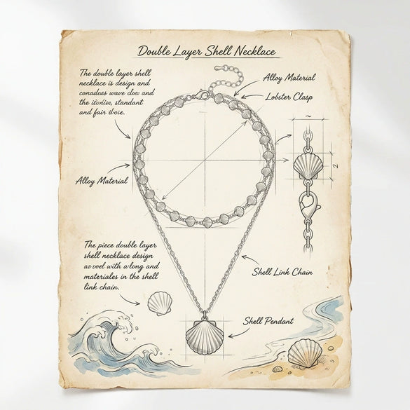 Wholesale Women's Casual Minimalist Alloy Electroplated Doublelayered Necklace With Animal Zodiac Pattern