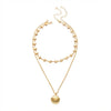 Wholesale Women's Casual Minimalist Alloy Electroplated Doublelayered Necklace With Animal Zodiac Pattern