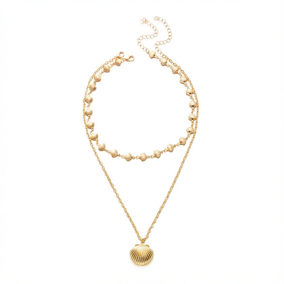 Wholesale Women's Casual Minimalist Alloy Electroplated Doublelayered Necklace With Animal Zodiac Pattern
