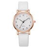 Wholesale Women's Casual Quartz Wrist Watch With Alloy Case Pu Strap And Round Dial