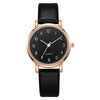 Wholesale Women's Casual Quartz Wrist Watch With Alloy Case Pu Strap And Round Dial