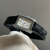 Wholesale Women's Casual Small Square Halfleather And Super Fiber Strap Watch With Roman Dial And Pointer Display