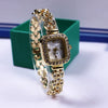 Wholesale Women's Casual Square Metal Alloy Stainless Steel Bracelet Watch With Diamond Inlay