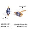 Wholesale Women's Childlike Style Stainless Steel Electroplated Animal And Zodiac Themed Earrings