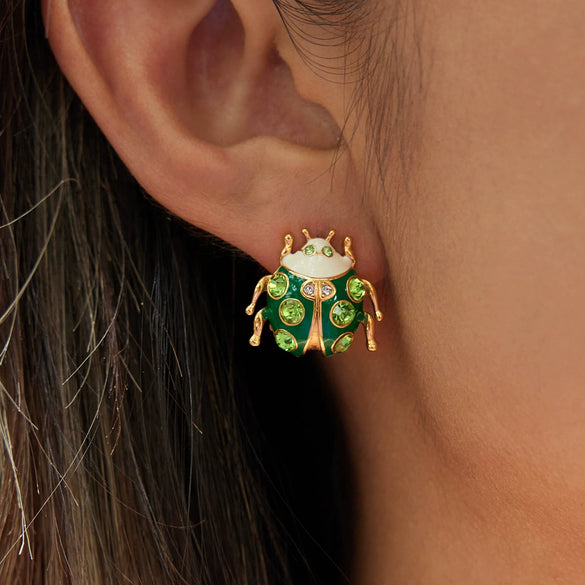 Wholesale Women's Childlike Style Stainless Steel Electroplated Animal And Zodiac Themed Earrings