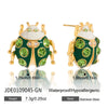 Wholesale Women's Childlike Style Stainless Steel Electroplated Animal And Zodiac Themed Earrings