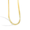 Wholesale Women's Choker Snake Bone Necklace Copper 18K Gold Plated Geometric Zircon Pendant