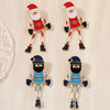 Wholesale Women's Christmas Earrings Zinc Alloy Resin Baking Varnish Santa Claus Light Luxury Fashion Niche All Match