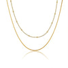Wholesale Women's Clavicle Chain Necklace Copper Geometric Pattern Electroplated