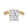 Wholesale Women's 4Claw 925 Sterling Silver Ring With Geometric Pattern And Electroplating Treatment Light Luxury Style Snowflake Zircon