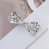 Wholesale Women's Cold Style Zinc Alloy Wave Shaped Duckbill Hairpin With Love Butterfly Design And Electroplating Treatment