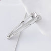 Wholesale Women's Cold Style Zinc Alloy Wave Shaped Duckbill Hairpin With Love Butterfly Design And Electroplating Treatment