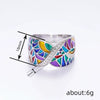 Wholesale Women's Colorful Geometric Niche Ring Jewelry Made Of Copper With Zirconia Design