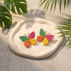 Wholesale Women's Colorful Woven Dopamine Alloy Electroplated Animal Zodiac Childlike Style Earrings