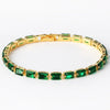 Wholesale Women's Colorful Zircon Bracelet With Electroplating And Niche Design