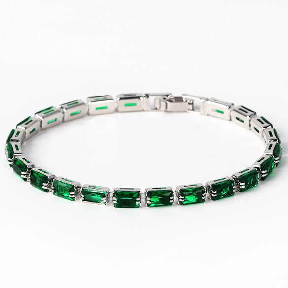 Wholesale Women's Colorful Zircon Bracelet With Electroplating And Niche Design