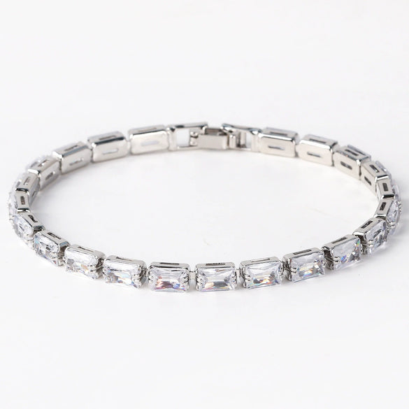 Wholesale Women's Colorful Zircon Bracelet With Electroplating And Niche Design