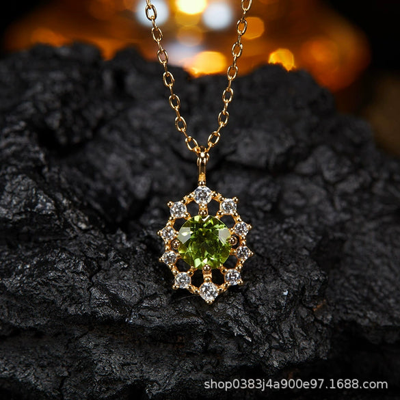 Wholesale Women's Cool Style Geometric S925 Sterling Silver 18K Gold Plated Gem Set Earrings