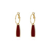 Wholesale Women's Copper Alloy Electroplated Geometric Retro Oil Drop Earrings