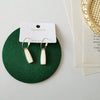Wholesale Women's Copper Alloy Electroplated Geometric Retro Oil Drop Earrings