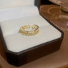 Wholesale Women's Copper Animal Zodiac Snakeshaped Open Ring With Electroplating Design
