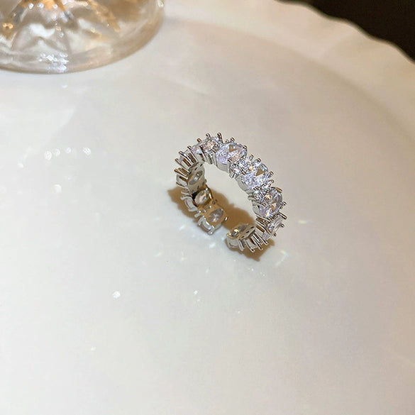 Wholesale Women's Copper Animal Zodiac Snakeshaped Open Ring With Electroplating Design