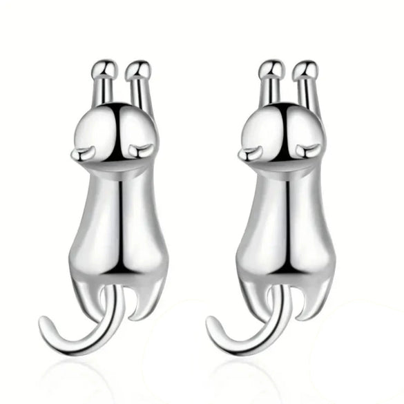 Wholesale Women's Copper Animal Zodiac Style Electroplated Cute Earrings