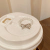 Wholesale Women's Copper Bow Beaded Finger Ring With Electroplating Design