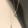 Wholesale Women's Copper Box Chain Necklace With Mixed Gem Inlay And Geometric Design